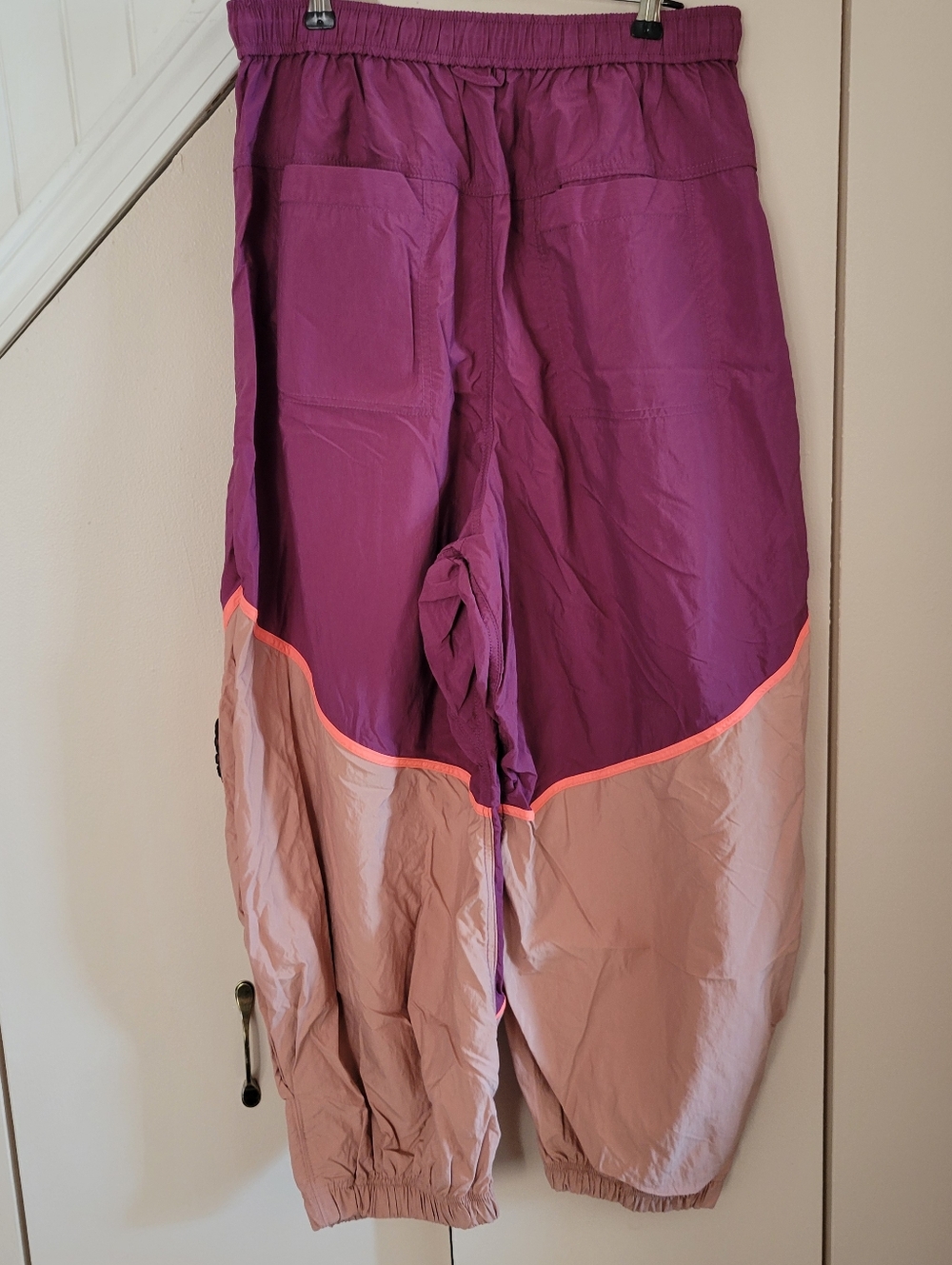 Free People FP Movement Freeflow Pants Size Med Mulberry Combo Pink - Picture 8 of 9